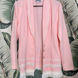 Pink Vintage Jacket with Tassels - Fire Los Angeles